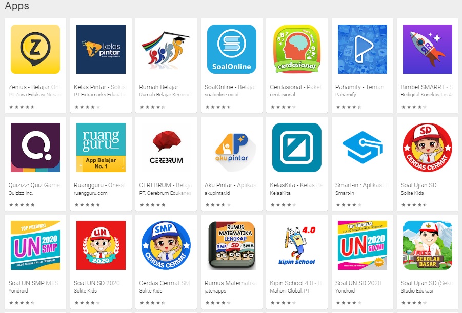 6 Aplikasi Belajar Online Terbaik di Android | TEKNOLOGI ...