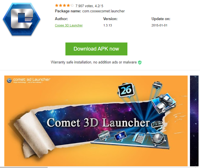 Comet 3D Launcher