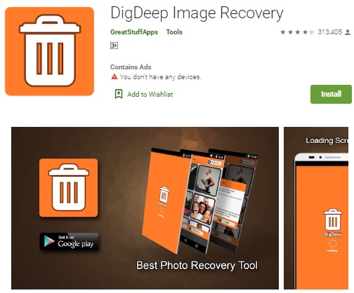 DigDeep Image Recovery - Cara Mengembalikan Foto Yang Terhapus di Memory Card