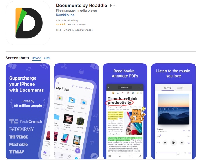 Cara Download Video di iPhone - Documents by Readdle