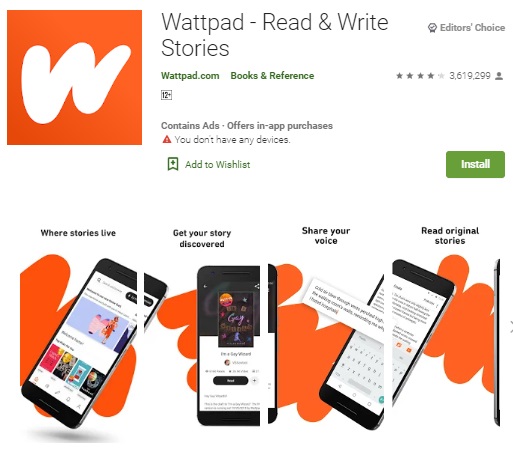 Wattpad - Read & Write Stories