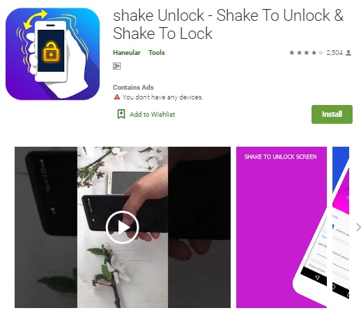shake to unlock - cara menghidupkan layar android dengan ketukan tanpa aplikasi