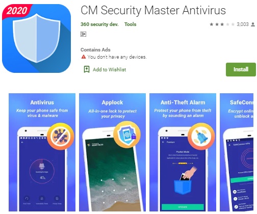 CM Security Master Antivirus