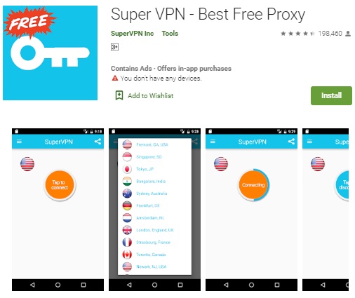 Super VPN - Best Free Proxy