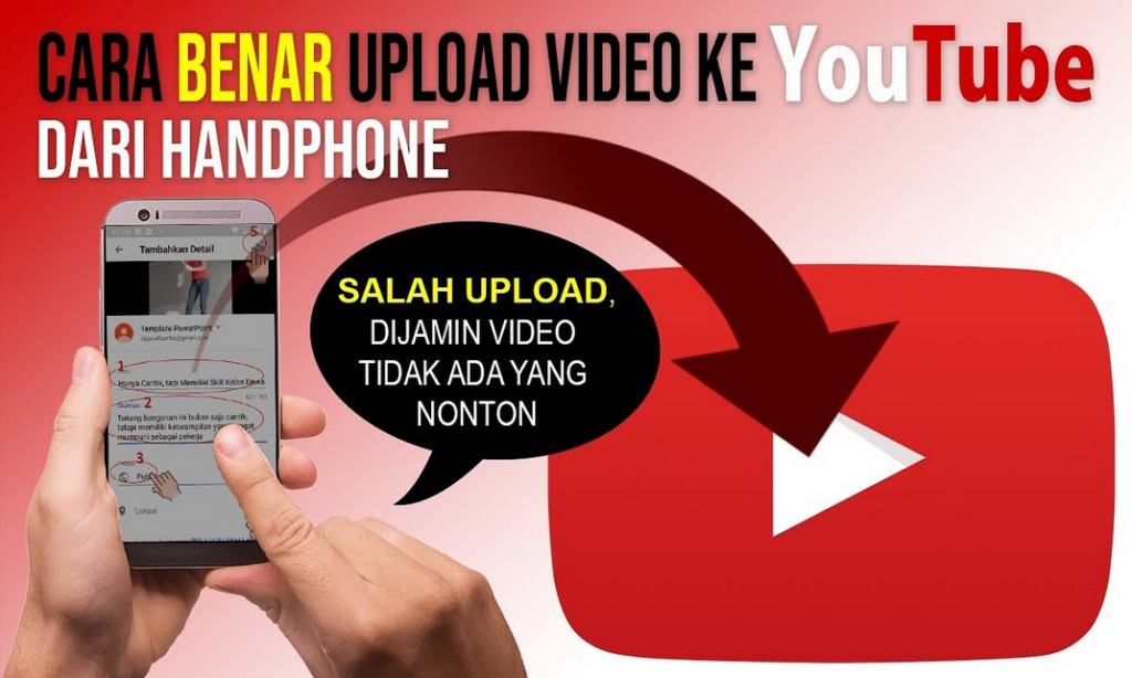 Cara Upload Video Youtube Lewat HP