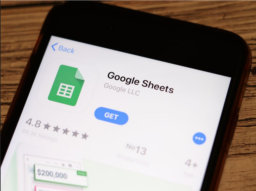 Cara Membuat Grafik melalui Google Sheets di Smartphone